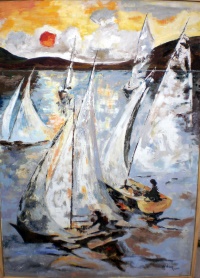 Crépuscule sur la rade