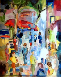 Sous la pluie