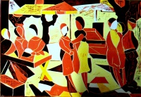 Marché de Provence - Linogravure
