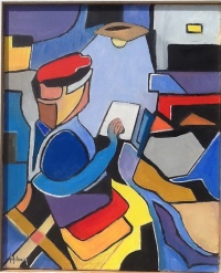 La lectrice - Huile