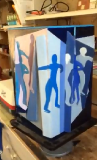 Etude de mouvement - Bois